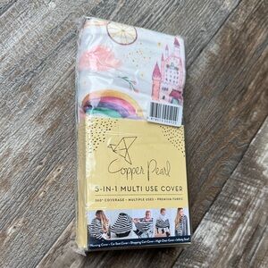 Copper Pearl Multi-Use Cover - Pink and White